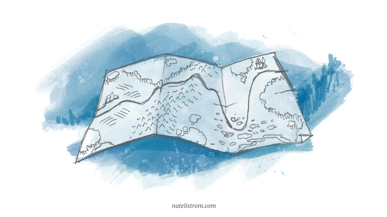 An illustration of a map